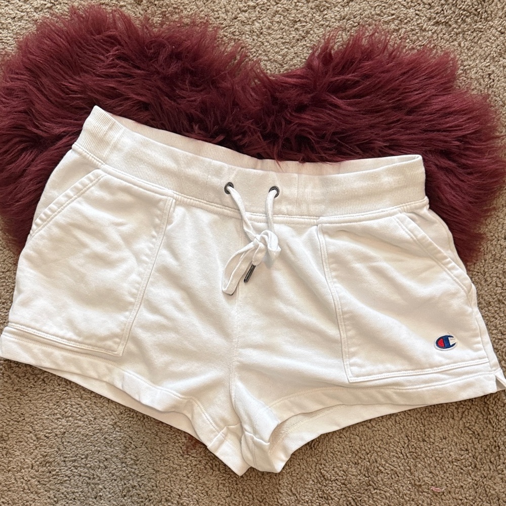 Champion Women's White Shorts (M)